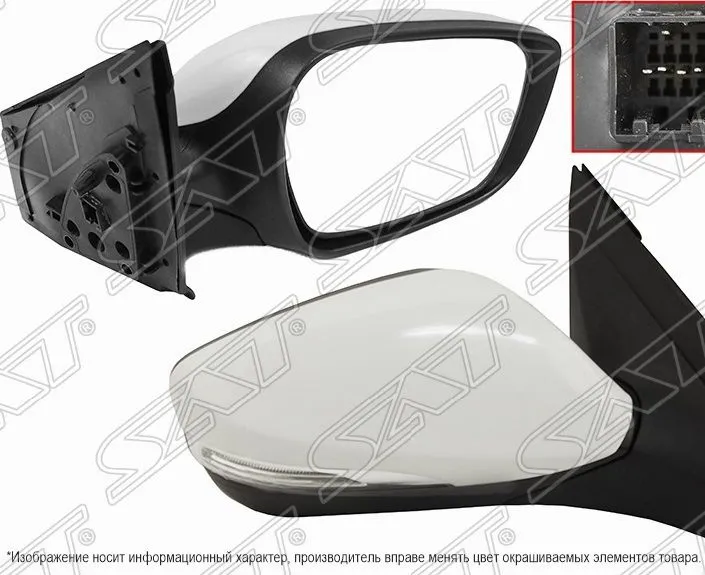 Зеркало SAT STHNS1940A1 Перед. Прав. HYUNDAI SOLARIS 2010-2017