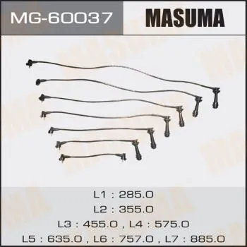 Провода высоковольтные MASUMA MG60037 TOYOTA 9091921561