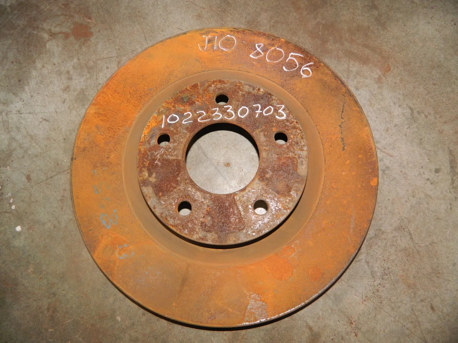 Диск тормозной NISSAN QASHQAI J10 Перед (Контрактный) 1022330703