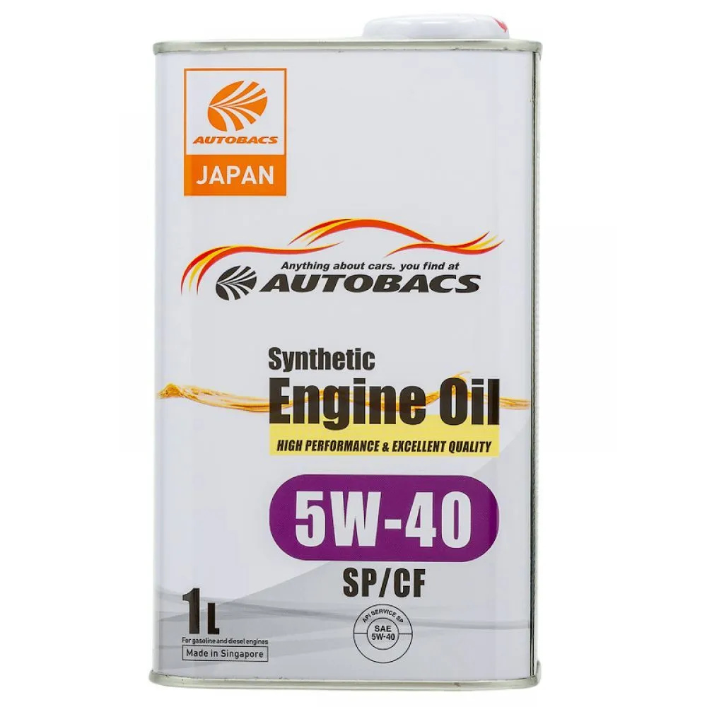 Масло моторное synthetic 5w-40 sp cf 1l autobacs a00032431