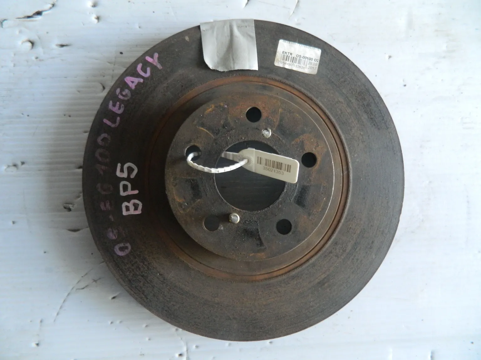 Диск тормозной SUBARU LEGACY BP5 Перед (Контрактный) 35021353