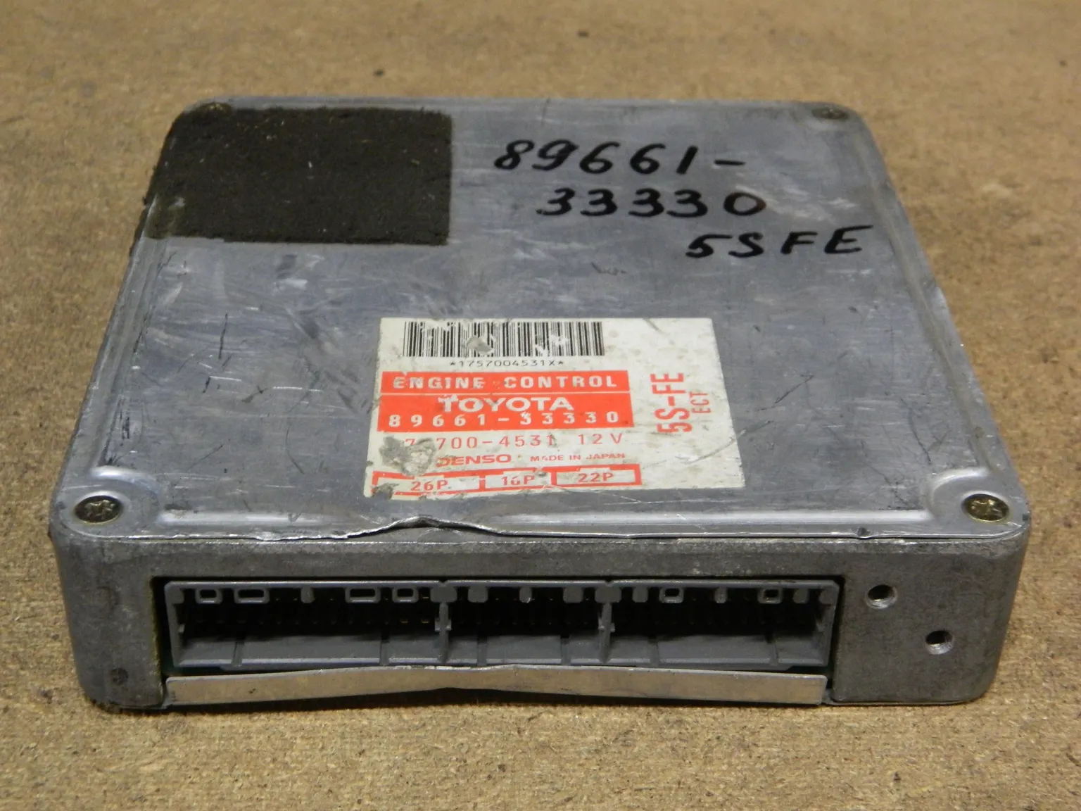 Блок управления ДВС TOYOTA CAMRY 5SFE (Контрактный) 9745 8966133330