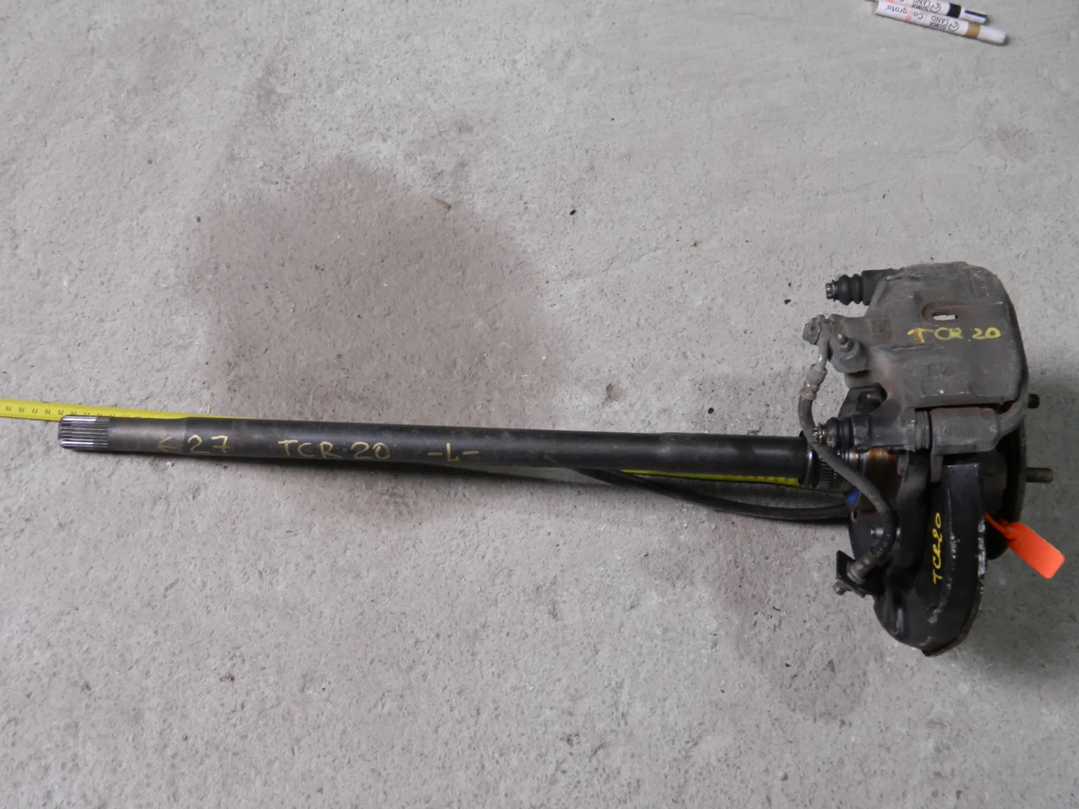 Полуось TOYOTA ESTIMA LUCIDA TCR20 Зад Лев (Контрактный) 65243755