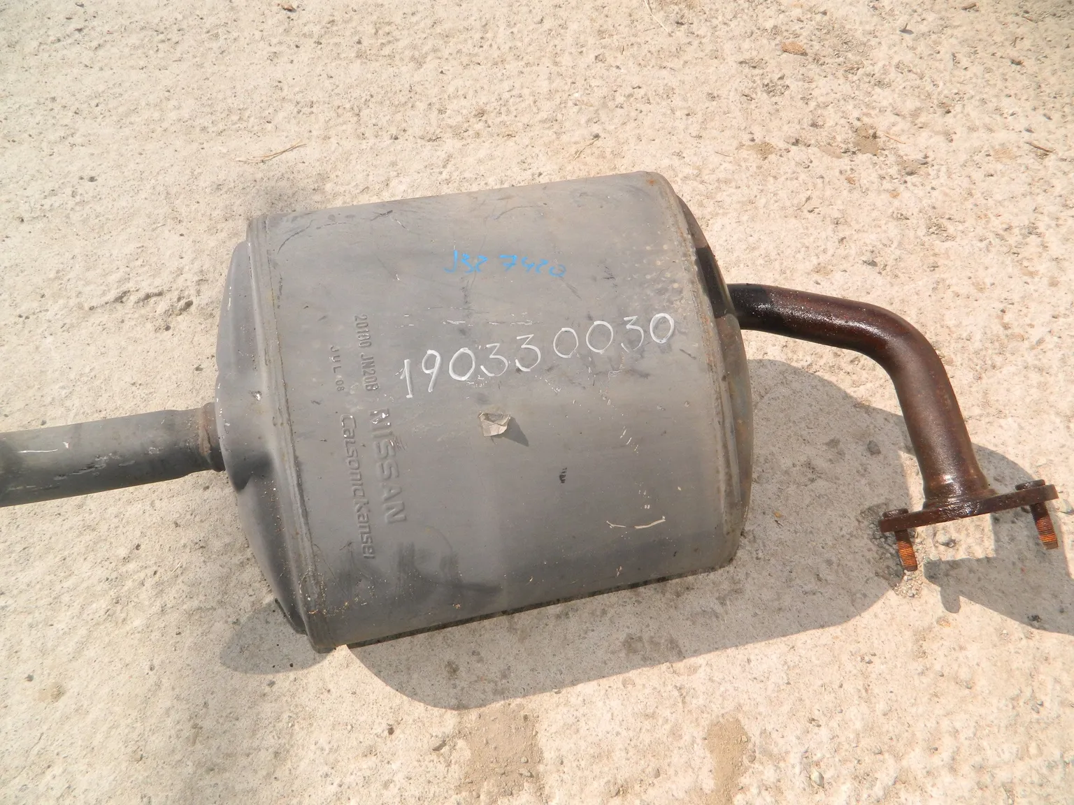 Глушитель NISSAN TEANA J32 VQ25DE Прав (Контрактный) 190330031