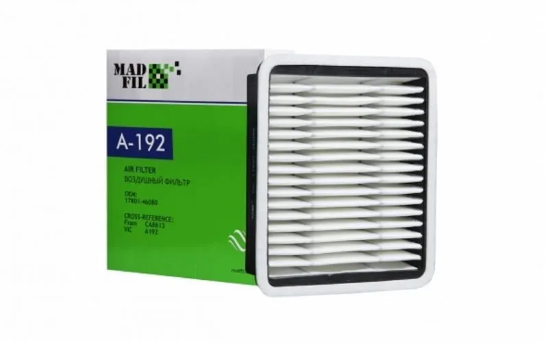 Фильтр воздушный MADFIL A192 LEXUS GS300 1997- / TOYOTA Crown 1999- / TOYOTA Mark II 2000-
