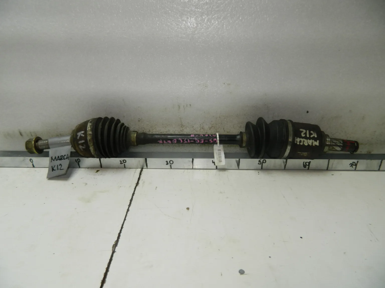 Привод NISSAN MARCH K12 CR12DE Перед Лев (Контрактный) 35015542