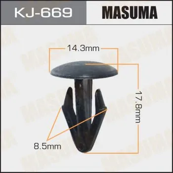 Клипса MASUMA KJ669 NISSAN 0155302253