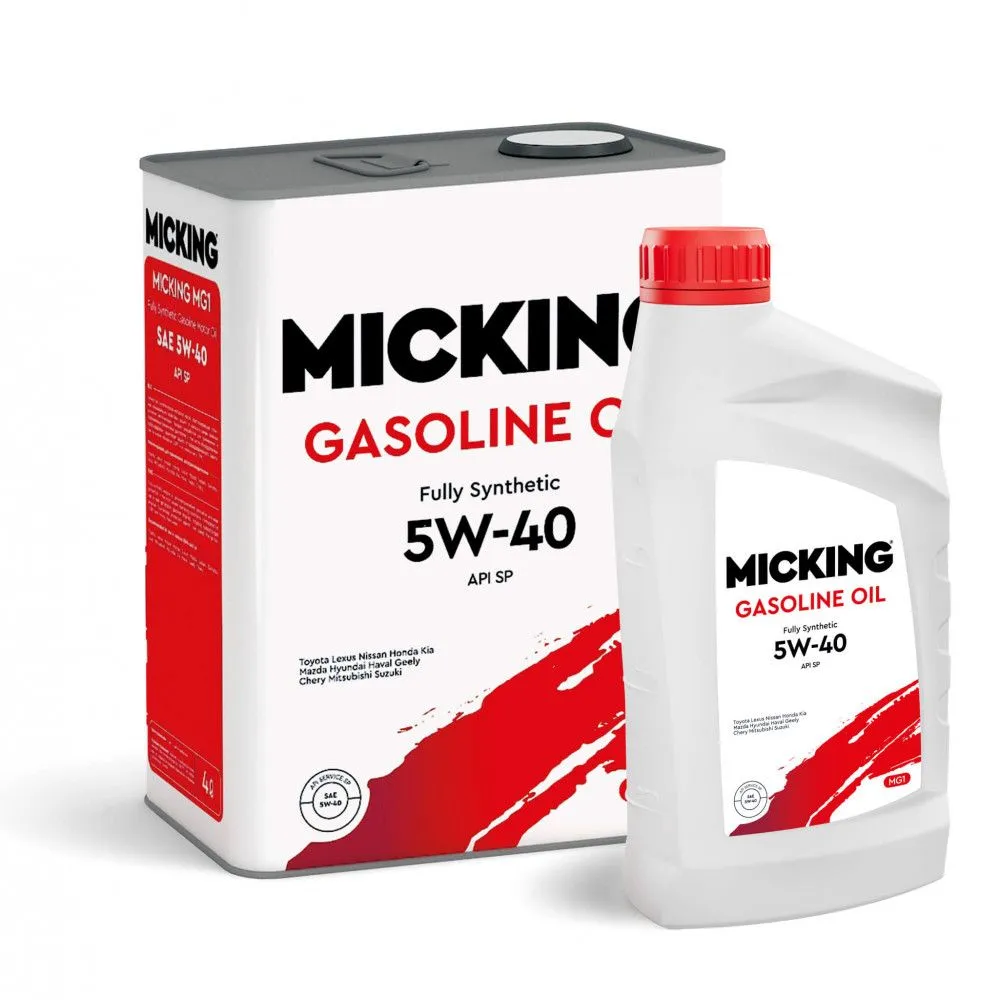 Масло моторное MICKING GASOLINE OIL MG1 5W40 SP SYNTH (4л)