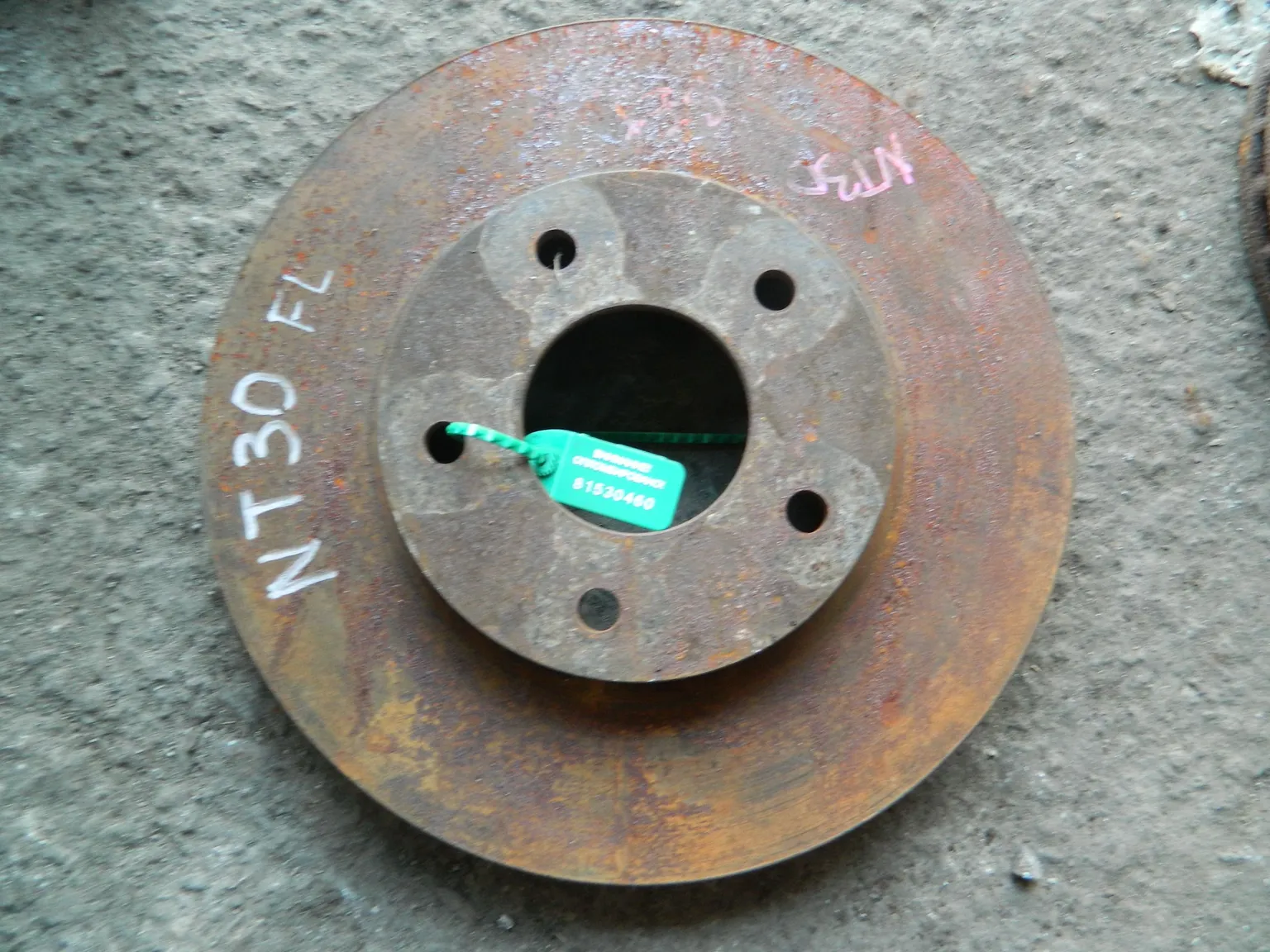 Диск тормозной NISSAN X-TRAIL T30 Перед (Контрактный) 81530460