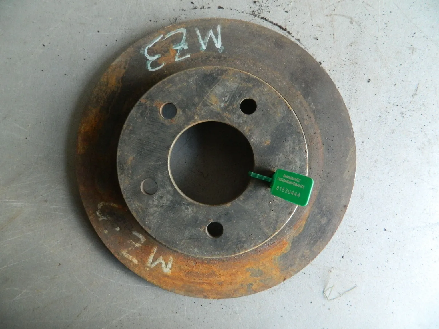 Диск тормозной MAZDA MAZDA 3 BL Зад (Контрактный) 81530444