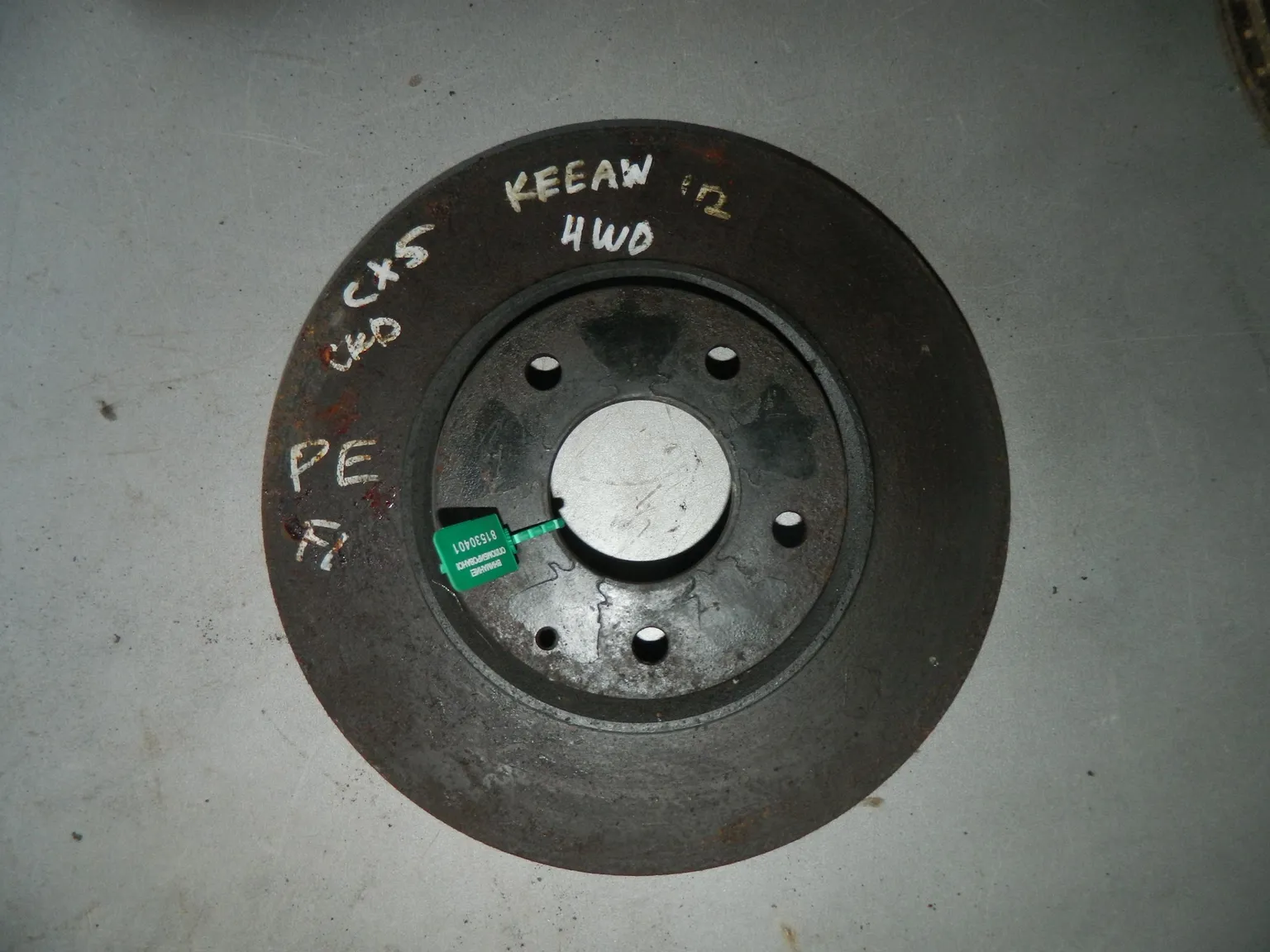 Диск тормозной MAZDA CX-5 KEEAW Перед (Контрактный) 81530401