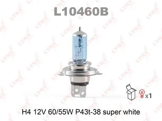 Лампа накаливания H4 12V (60/55W) LYNXAUTO L10460B