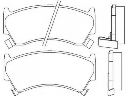 Колодки тормозные FUJIX F431WJ