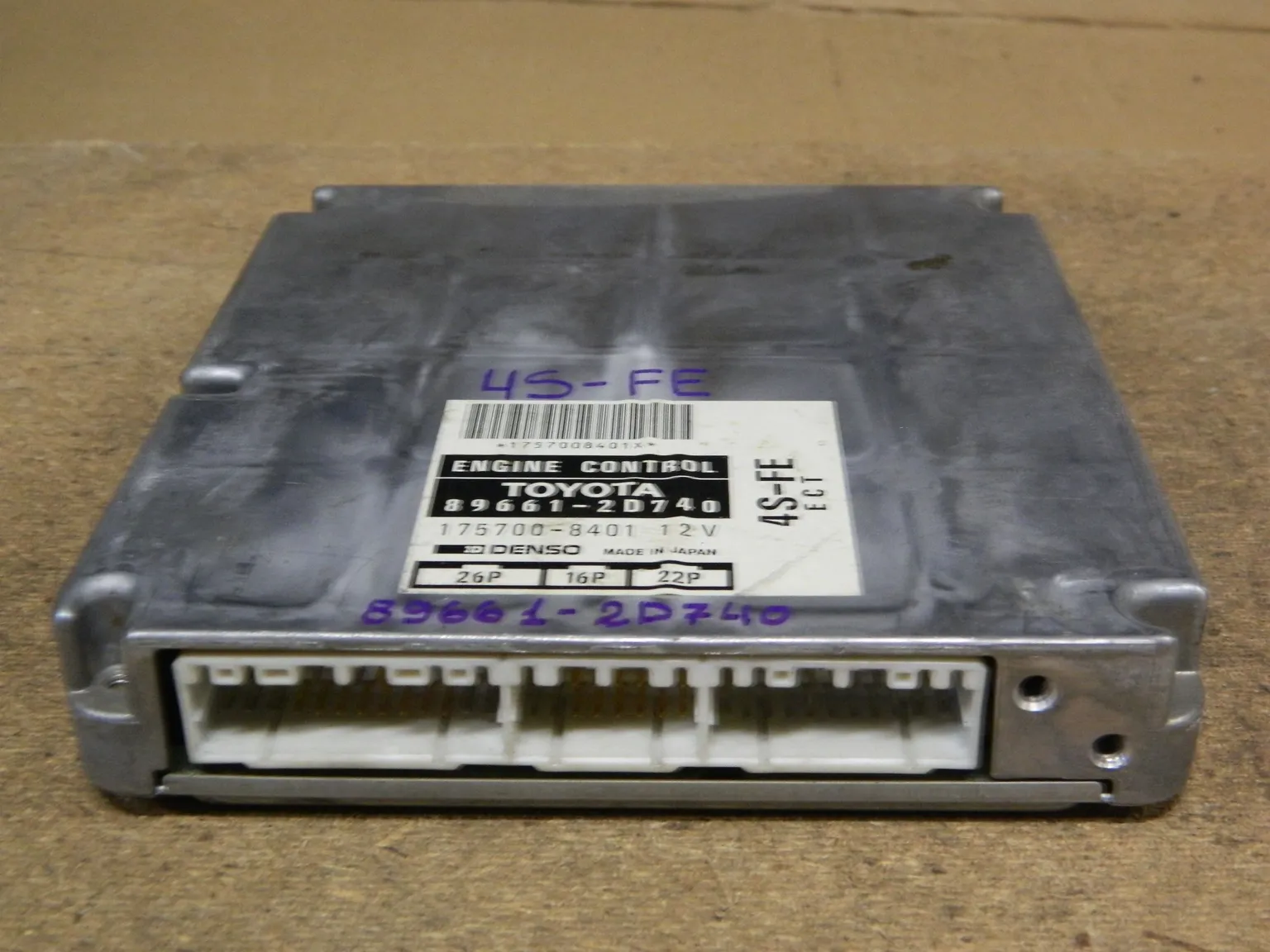 Блок управления ДВС TOYOTA CORONA EXIV 4SFE (Контрактный) 9908 896612D740