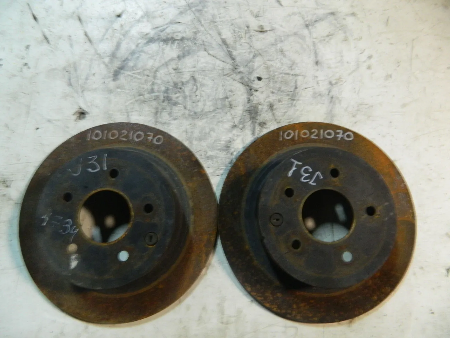 Диск тормозной NISSAN TEANA J31 Зад (ПАРА) (Контрактный) 101021070