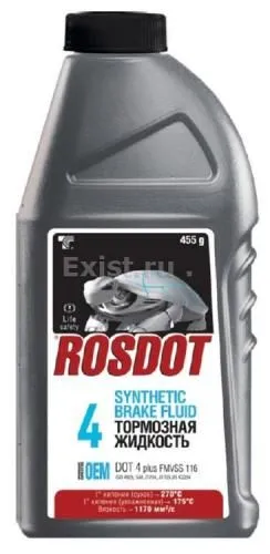 Тормозная жидкость rosdot 4 455гр 430101h02
