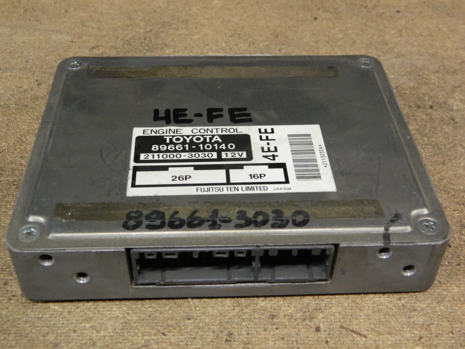 Блок управления ДВС TOYOTA STARLET 4EFE (Контрактный) 9861 8966110140