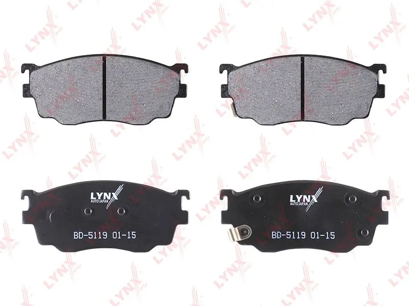 Колодки тормозные LYNXAUTO BD5119 MAZDA 323 F VI 2001-2004, MAZDA PREMACY 1999-2005