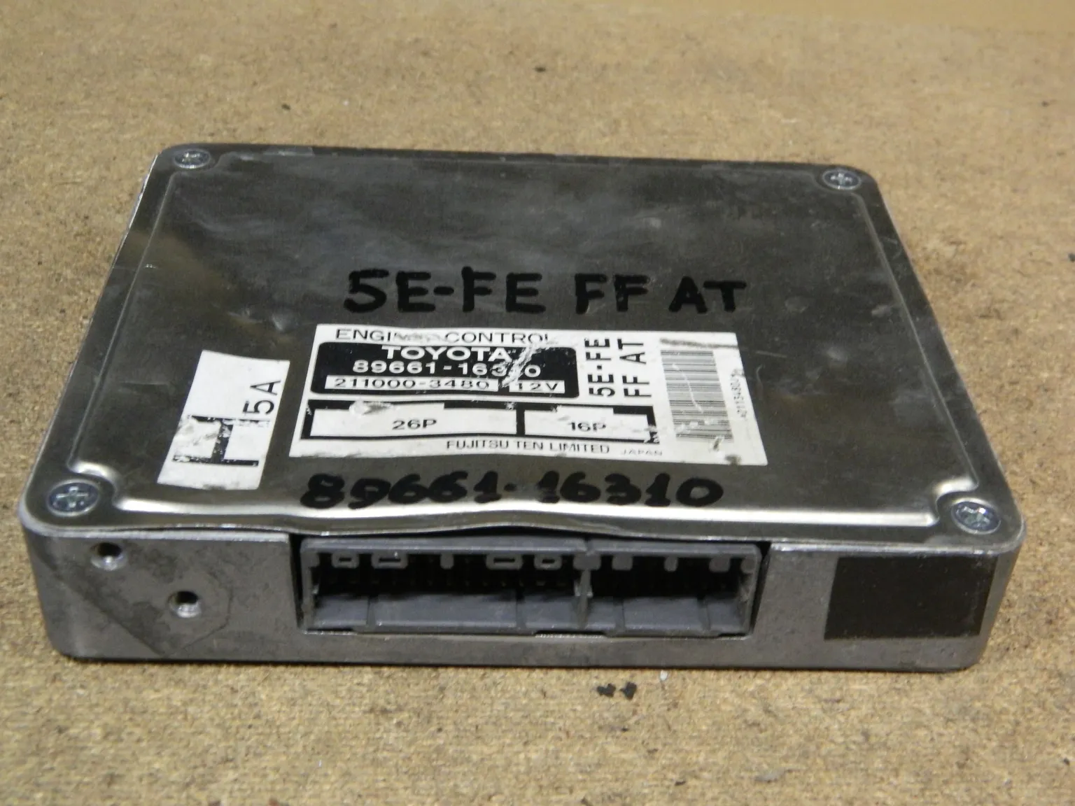 Блок управления ДВС TOYOTA CORSA 5EFE (Контрактный) 9761 8966116310