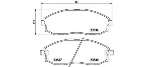 Колодки тормозные MANDO MPH30