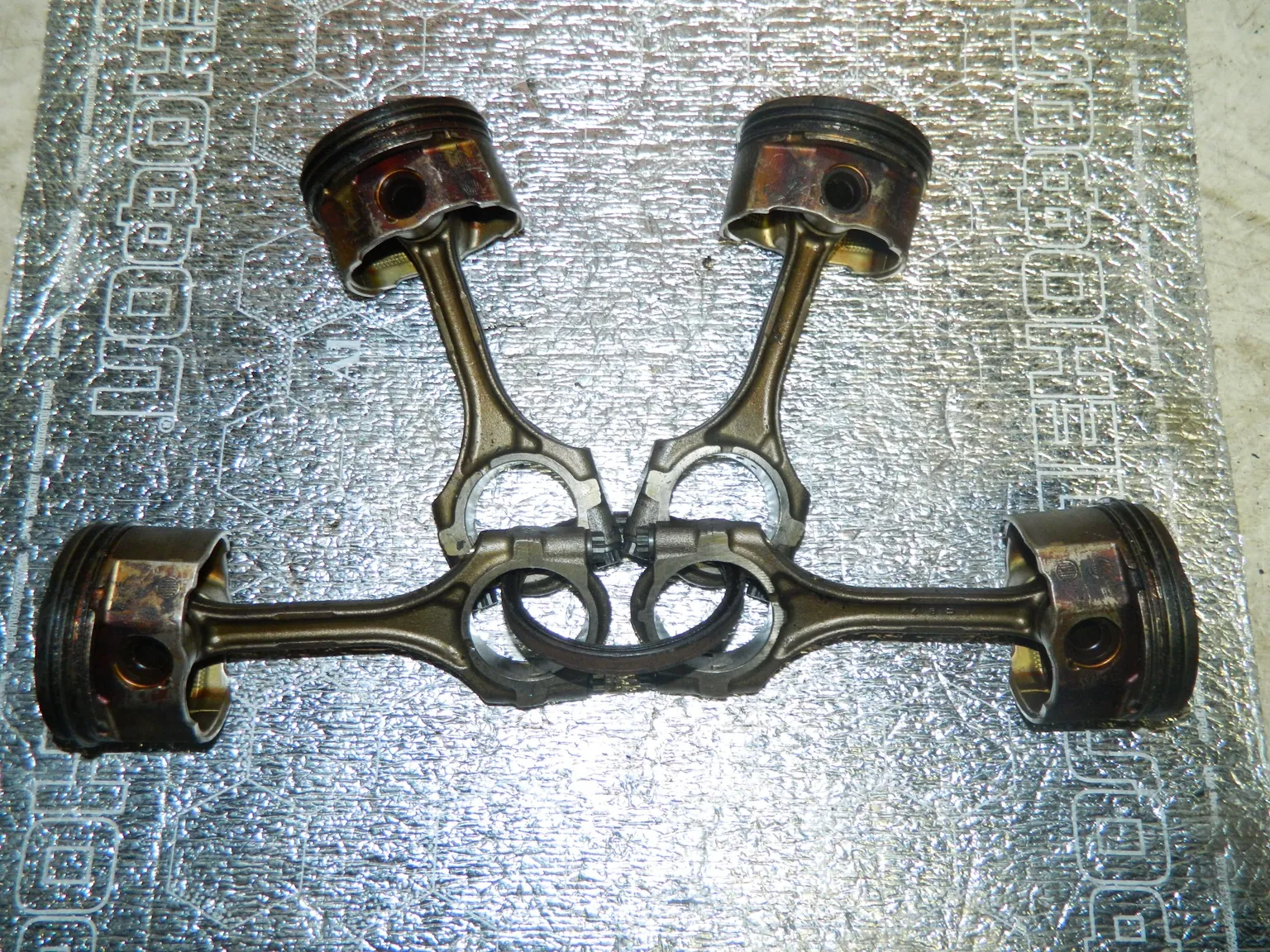 Поршень c шатуном TOYOTA 2AZFE (Контрактный)13071254