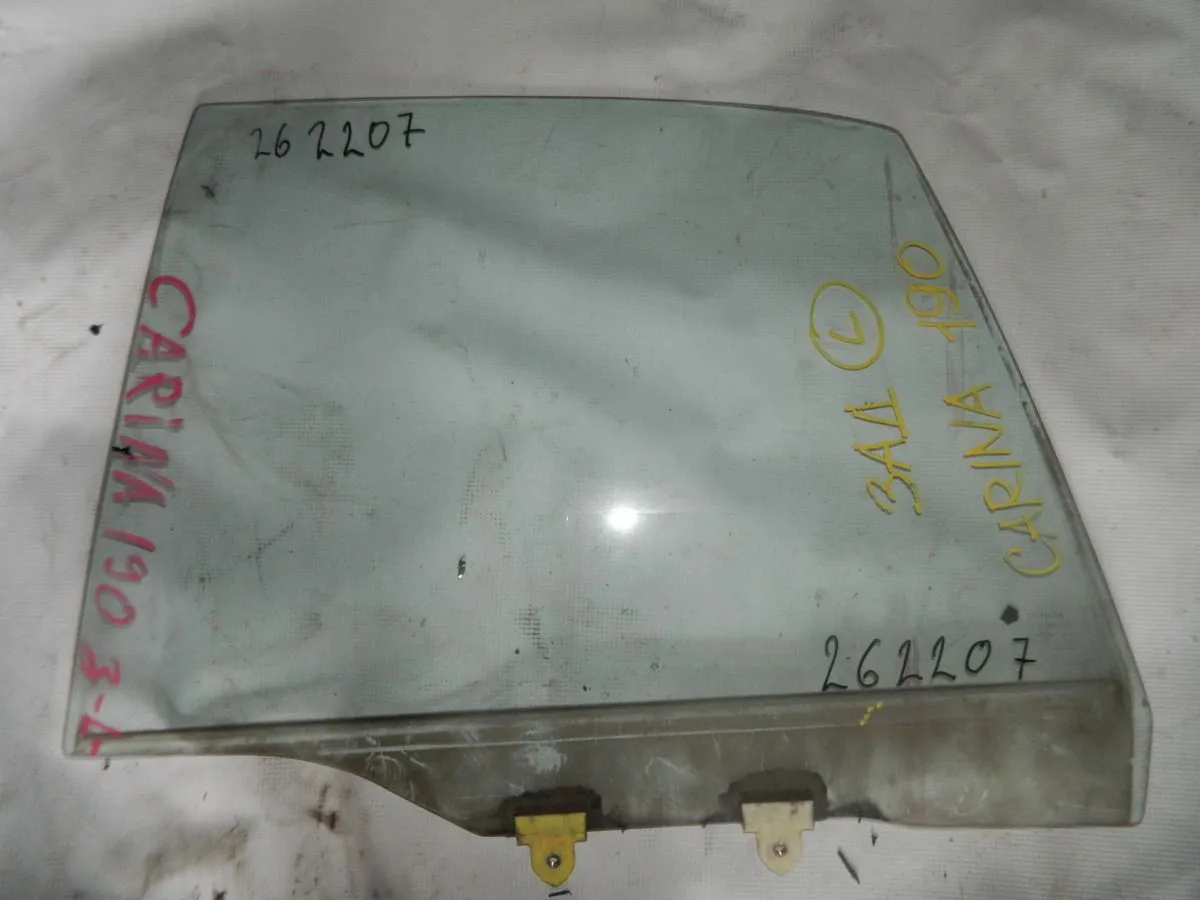 Стекло двери TOYOTA CARINA 190 Задн. Лев (Контрактный) 262207