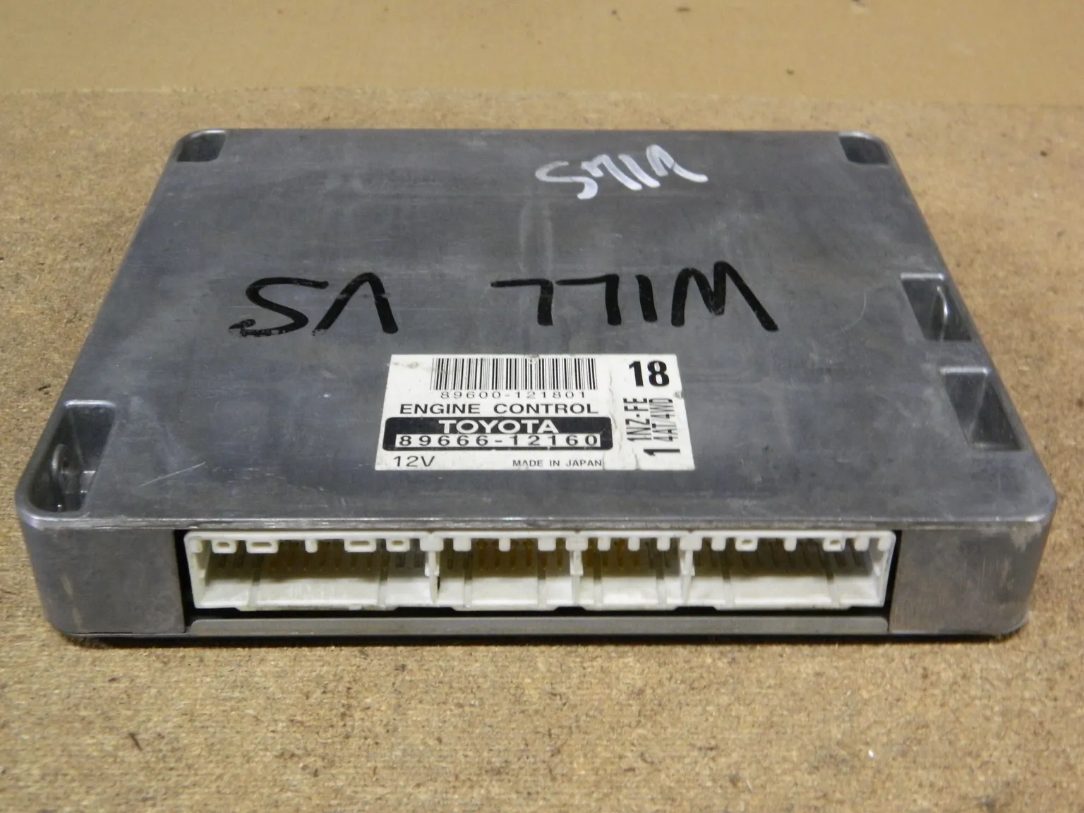 Блок управления ДВС TOYOTA COROLLA FIELDER 1NZFE (Контрактный) 9678 8966612160