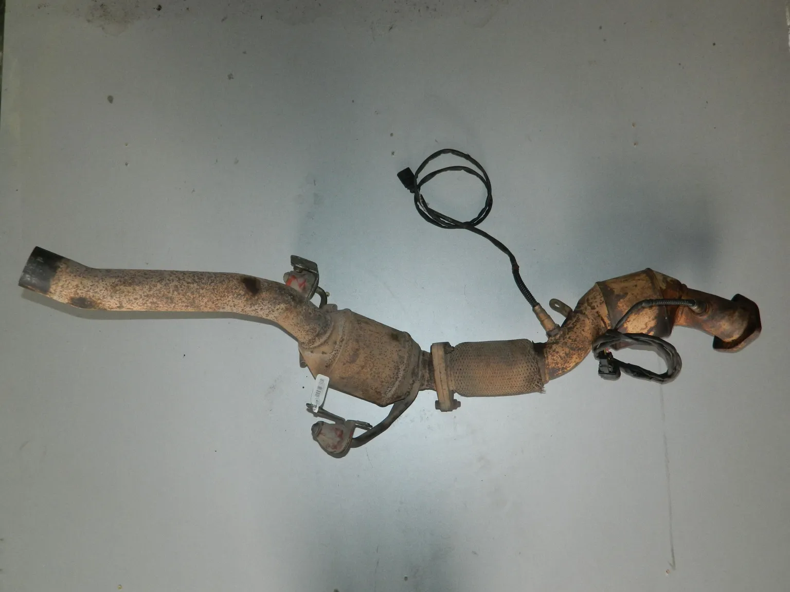 Приемная труба глушителя AUDI Q7 4L BAR (Б/У)