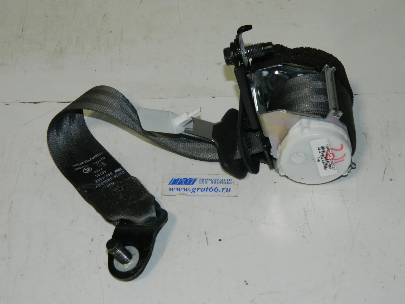 Ремень безопастности HYUNDAI EQUUS VI G6DA 2013-2015 Зад Прав (Б/У) 35021151