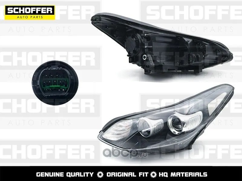 Фара SCHOFFER SHF12118 KIA SPORTAGE IV 2016- (Галоген, LED) Лев 92101F1010