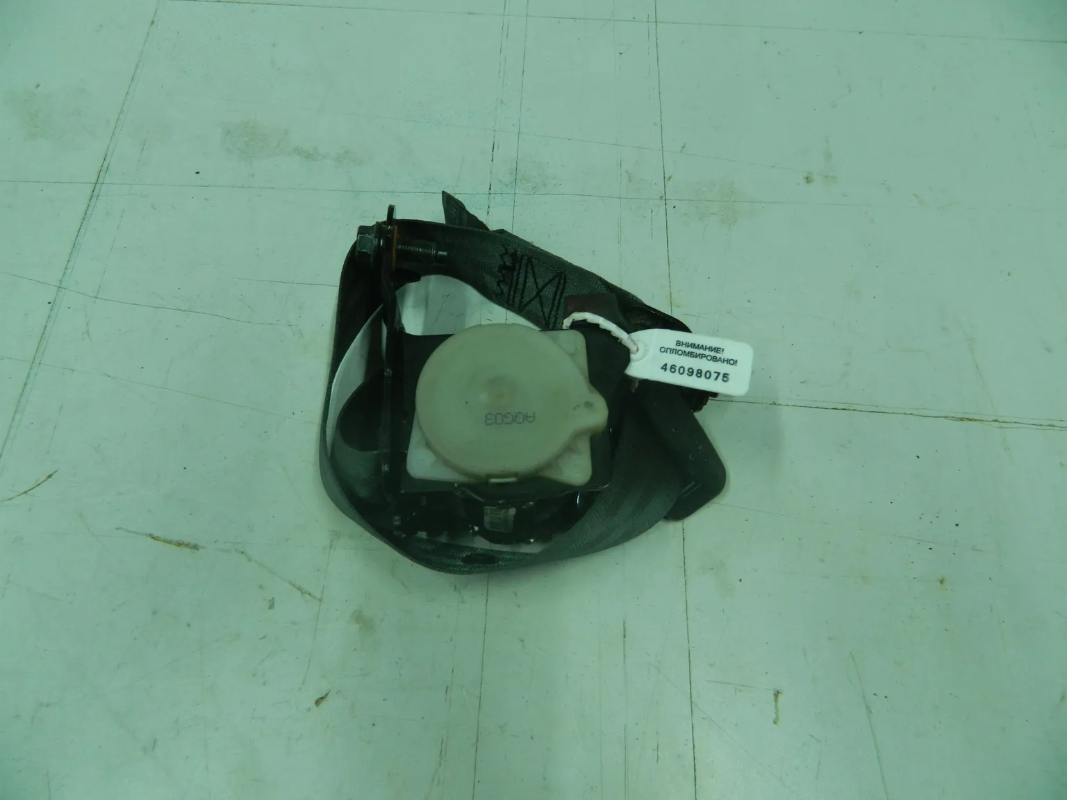 Ремень безопасности KIA RIO QB G4FA Зад. Прав (Б/У) 46098075