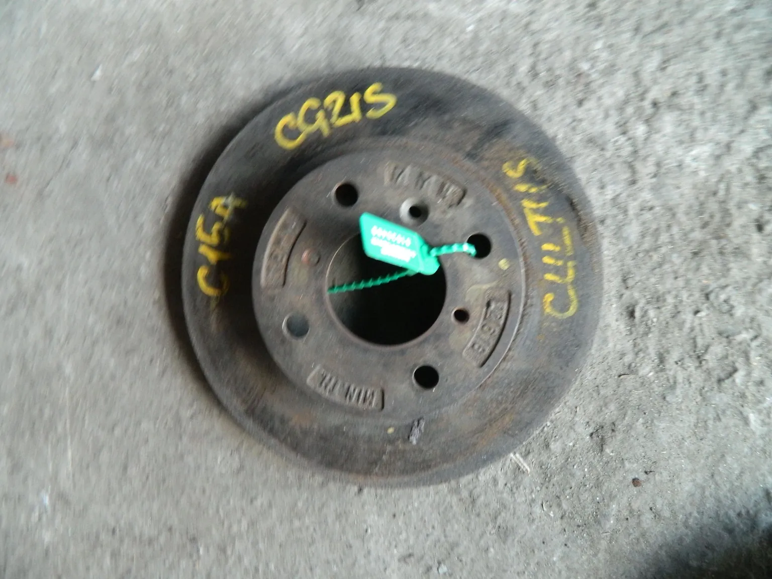 Диск тормозной SUZUKI CULTUS GC21S Перед (Контрактный) 81530489