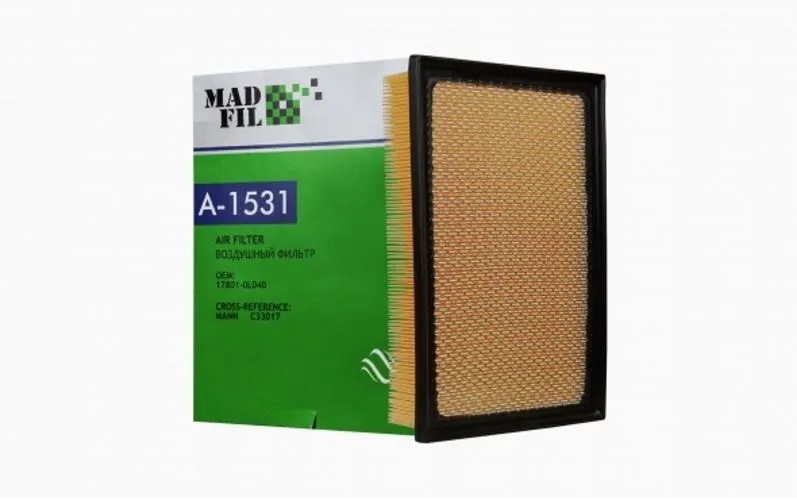 Фильтр воздушный MADFIL A1531 TOYOTA Fortuner 2015- / TOYOTA Hilux 2015- / TOYOTA Innova 2016-