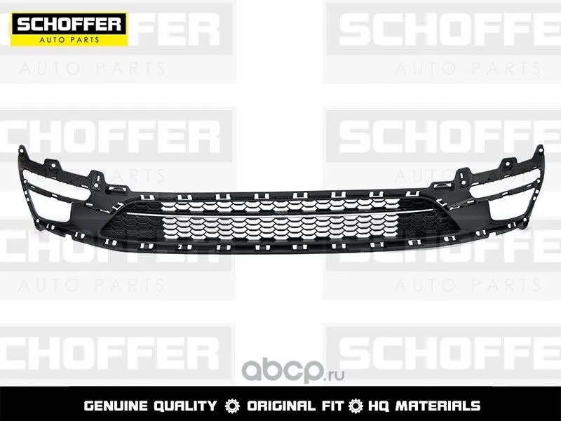 Решетка в бампер SCHOFFER SHF02529 KIA RIO 2015-2017 (для LED птф)