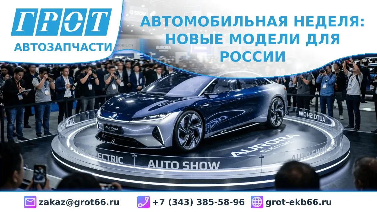 Автомобильная неделя: новые модели для России, электромобили и мировые премьеры