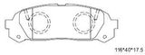 Колодки тормозные ASIMCO KD2715 TOYOTA MARKII, CHASER, CRESTA GX100