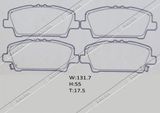 Колодки тормозные AMIWA WD5147S HONDA CIVIC VII 2006-