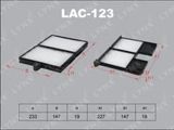 Фильтр салонный LYNX LAC123