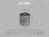 Фильтр масляный LYNXAUTO LC251