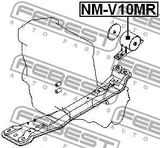 Подушка двигателя FEBEST NMV10MR