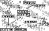 Сайлентблок SUBARU 20254AE010 SUBARU LEGACY