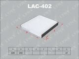 Фильтр салонный LYNX LAC402