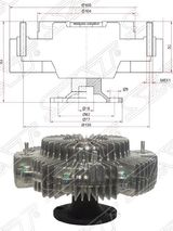 Вискомуфта TOYOTA 1621031020