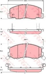Колодки тормозные AKEBONO A408WK