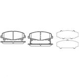 Колодки тормозные AMIWA WD13477S HONDA ACCORD 2008-