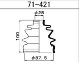 Пыльник ШРУС MARUICHI 71421 NISSAN TEANA J31 03-08
