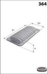 Фильтр воздушный TOYOTA 17801 28010