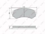 Колодки тормозные MAZDA 1U12-33-28Z