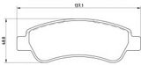 Колодки тормозные AKOK DG3409AEF PEUGEOT BOXER / FIAT DUCATO / CITROEN JUMPER 06- Задн