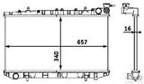 Радиатор охлаждения MASUMA NS000210 NISSAN AVENIR, INFINITI G20, PRIMERA 1992-1995